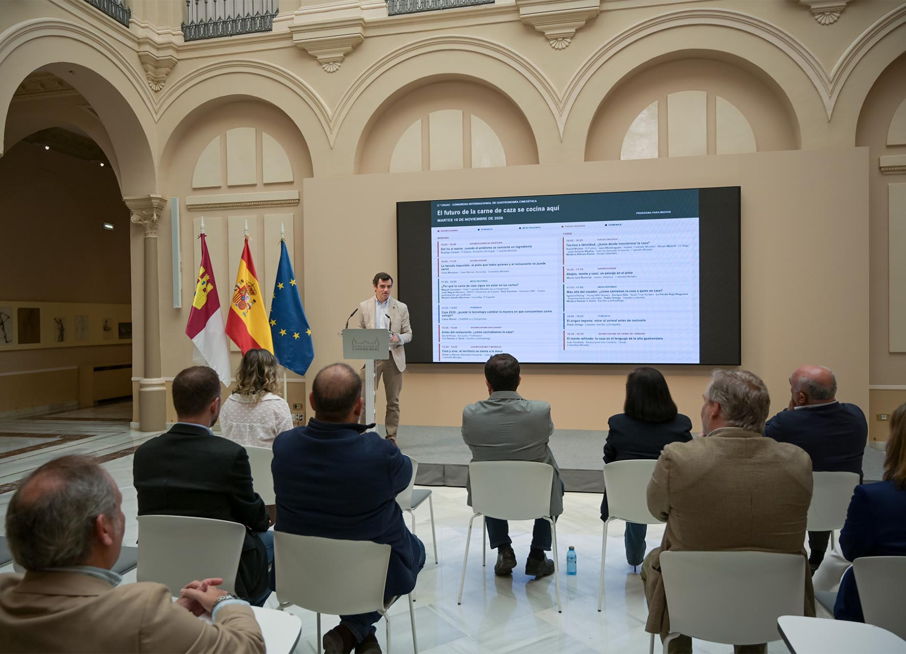 Valverde ve en el II Congreso Internacional de Gastronomía Cinegética un hito importante para consolidar la carne de caza y el sector cinegético como fuente de oportunidades 3 Valverde ve en el II Congreso Internacional de Gastronomía Cinegética un hito importante para consolidar la carne de caza y el sector cinegético como fuente de oportunidades