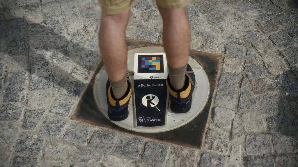 Flandes inaugura los primeros puntos selfi diseñados para personas viajeras con discapacidad visual: Selfie For All 1 visitflanders 2